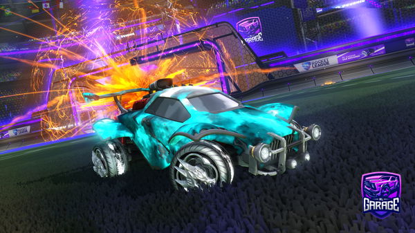 A Rocket League car design from wuapilaro