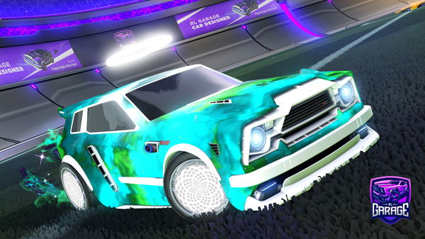 A Rocket League car design from SnowFoxLive