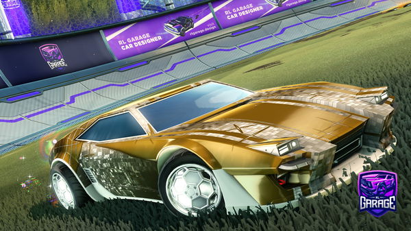 A Rocket League car design from G-man013