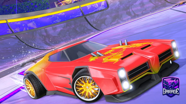 A Rocket League car design from mhmitsjoseph