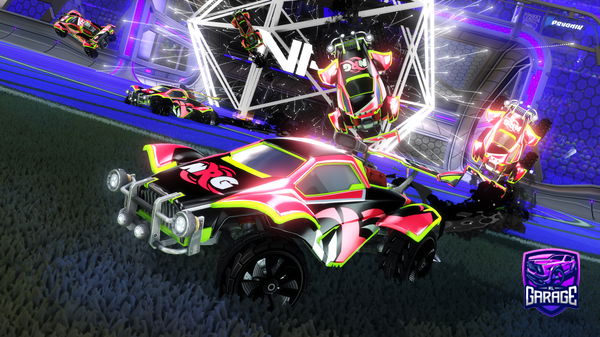 A Rocket League car design from JVKE5K1