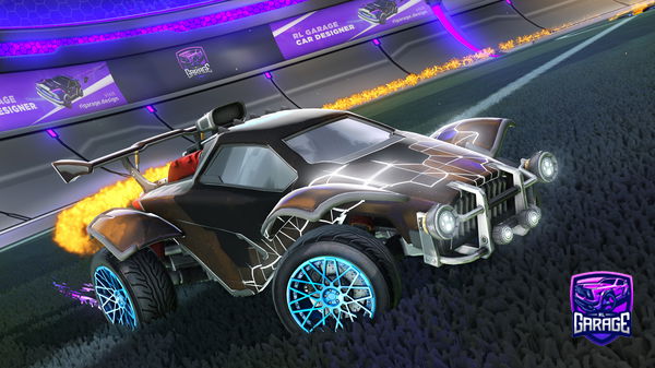 A Rocket League car design from Fjoompaz