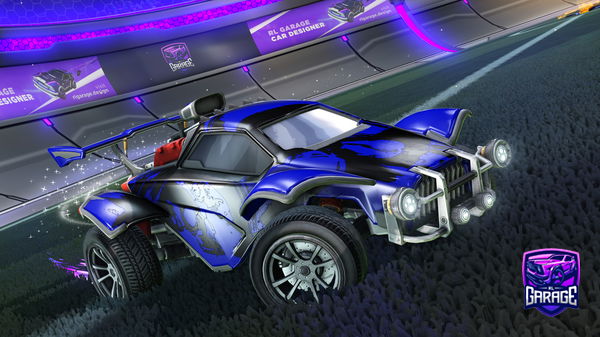 A Rocket League car design from Louramo_on_ps4