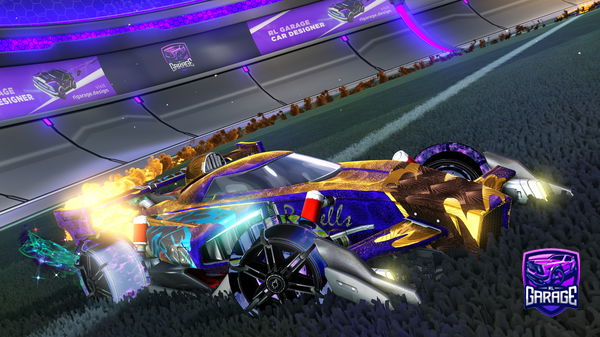 A Rocket League car design from pixl_