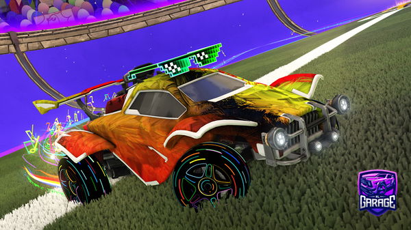 A Rocket League car design from rinkywinky