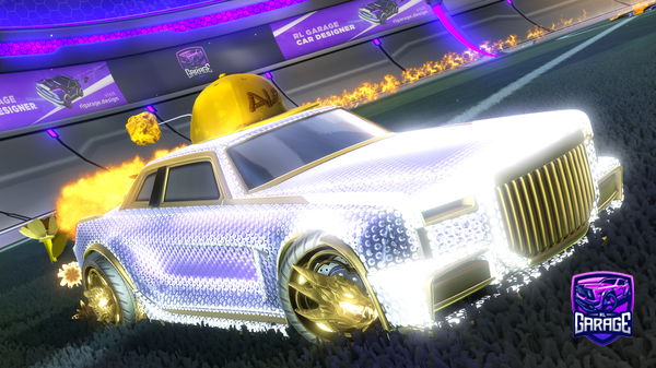 A Rocket League car design from iQuzii