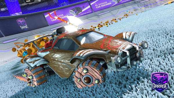 A Rocket League car design from WinnieRouston