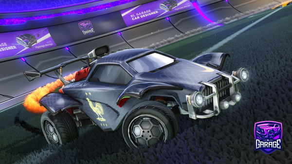 A Rocket League car design from hllk