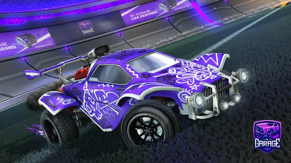 A Rocket League car design from Sneezebar