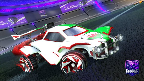 A Rocket League car design from Dinosalmon14
