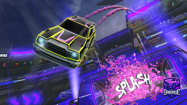 A Rocket League car design from BlackJoe13