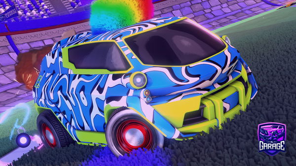 A Rocket League car design from BR34DD