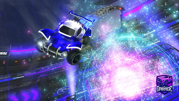 A Rocket League car design from tech__neo