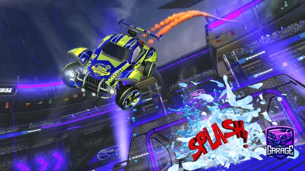 A Rocket League car design from Nukedjack