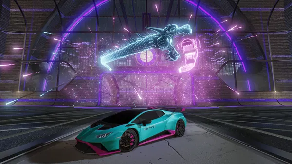 A Rocket League car design from Gregory-Bellens