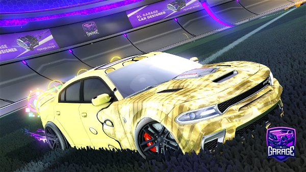A Rocket League car design from windyness