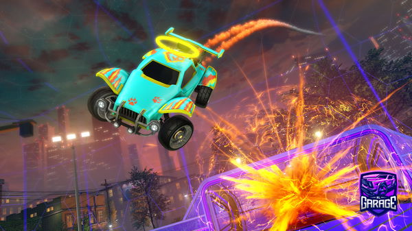 A Rocket League car design from LunchBoxDET