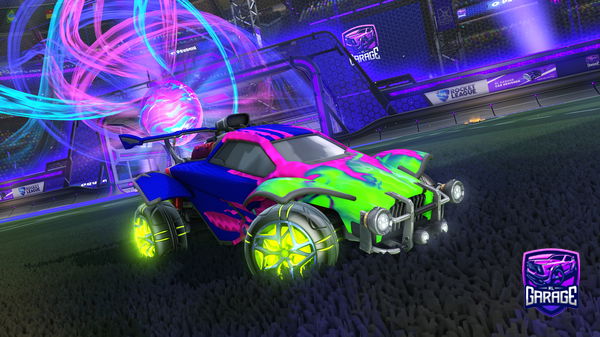 A Rocket League car design from YtTimberedElf132