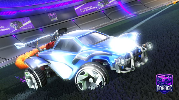 A Rocket League car design from VstarGamer