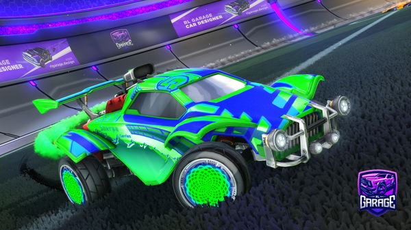 A Rocket League car design from Joshy9999999999