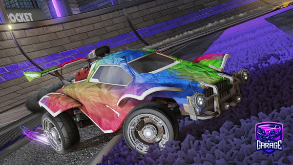 A Rocket League car design from Plotecsmec