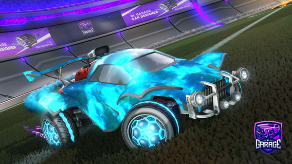 A Rocket League car design from Nikkkkkkkkkko