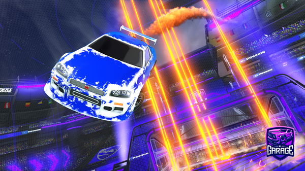 A Rocket League car design from Denzinoo