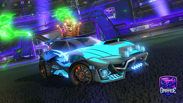 A Rocket League car design from gabriloco84