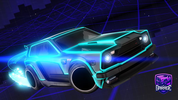 A Rocket League car design from DooWoo