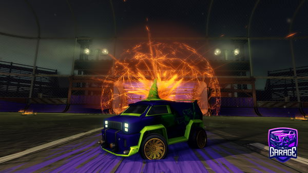 A Rocket League car design from dookiebozo
