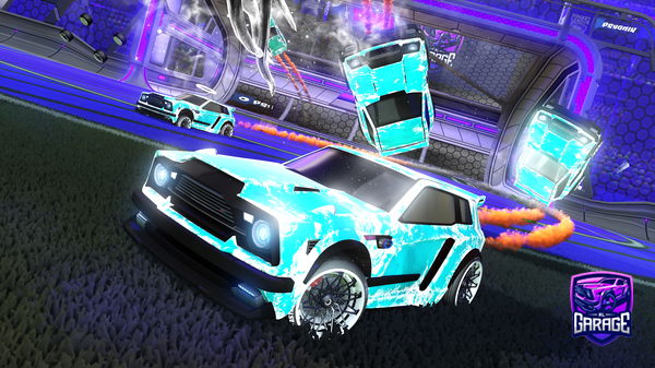 A Rocket League car design from tomlemn