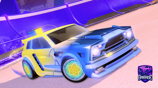 A Rocket League car design from Ptasio_yt