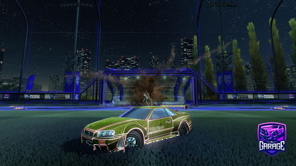 A Rocket League car design from MTGX