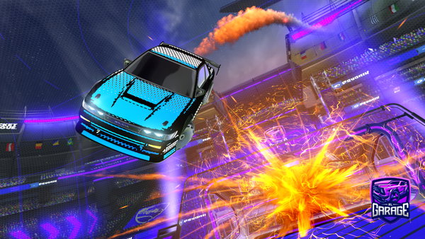 A Rocket League car design from Terravatic