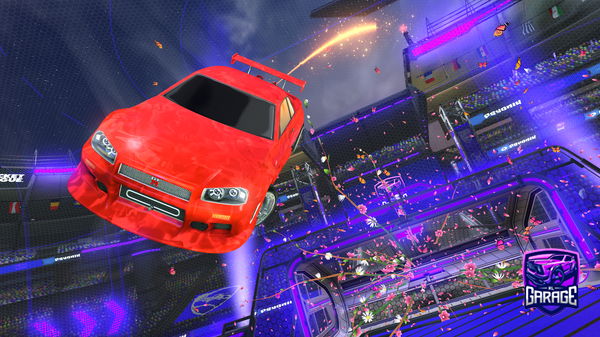 A Rocket League car design from Faze_skeleton_xd