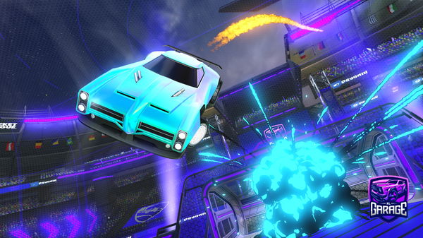 A Rocket League car design from AsphaltSportRL