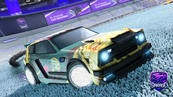A Rocket League car design from Letsgo12