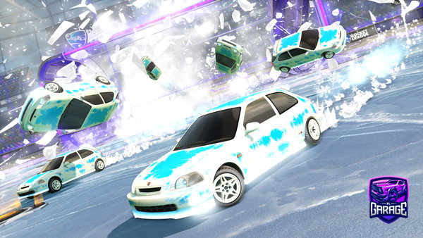 A Rocket League car design from Gaming_MEMER255