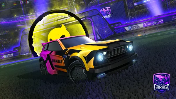 A Rocket League car design from Mallart