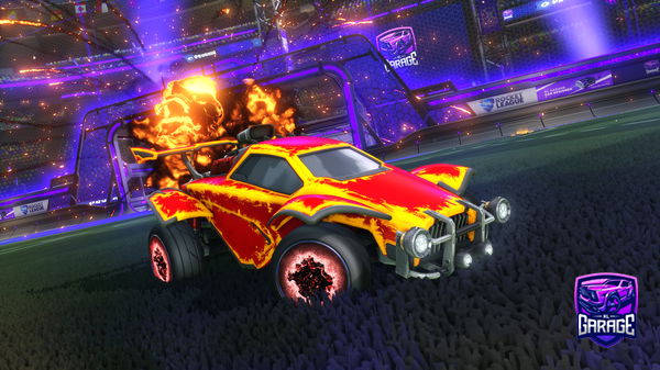 A Rocket League car design from Alitv