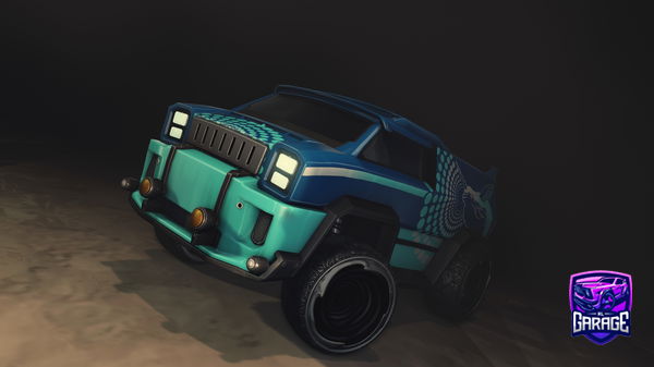 A Rocket League car design from Fish_Gameer