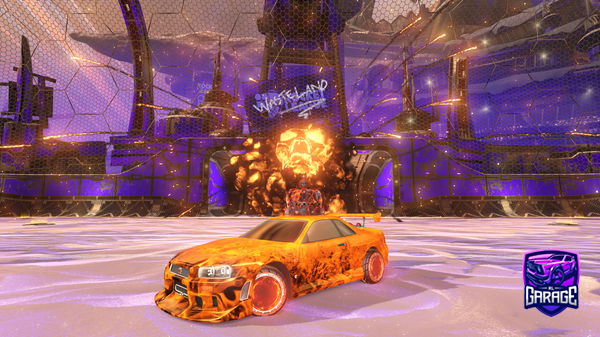 A Rocket League car design from AnirSol