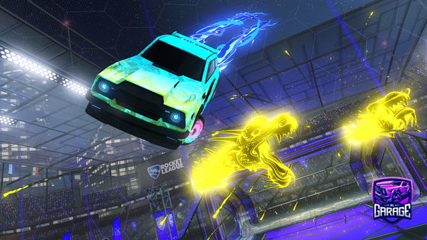 A Rocket League car design from Yuswi