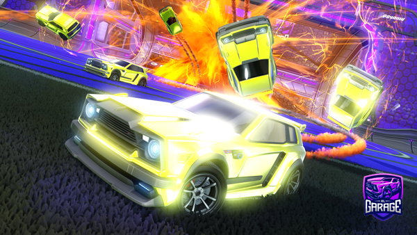 A Rocket League car design from JokiTWOX