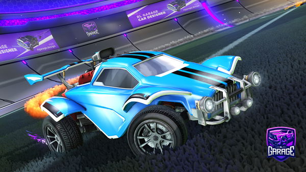 A Rocket League car design from Hel-sharkz