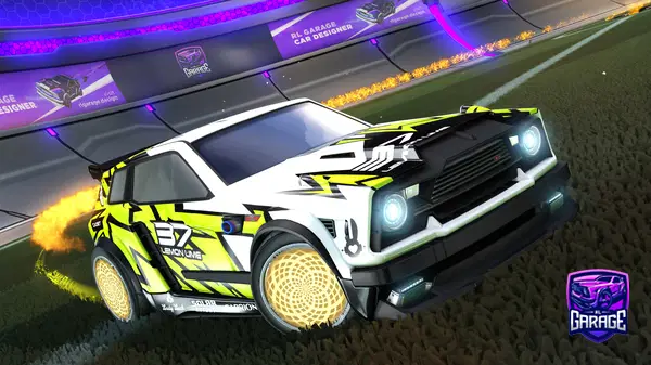 A Rocket League car design from Poweredplayer