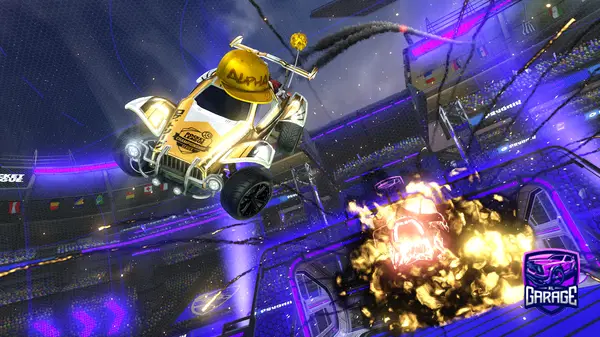 A Rocket League car design from IPwuy