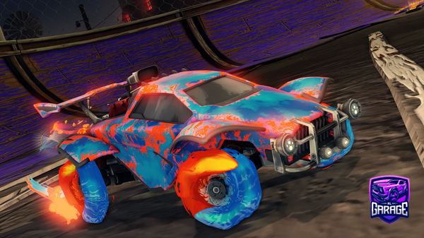 A Rocket League car design from AirDribbleGG