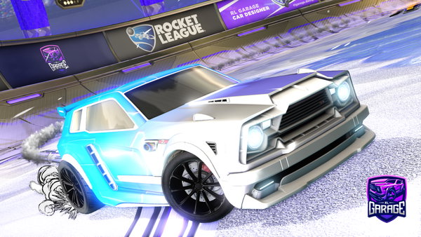 A Rocket League car design from ROU_lex