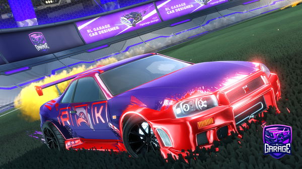 A Rocket League car design from Icke_Picke